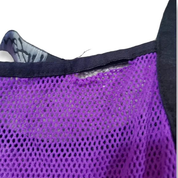 Lip Service Large Purple Mesh Tank Top - Picture 9 of 14